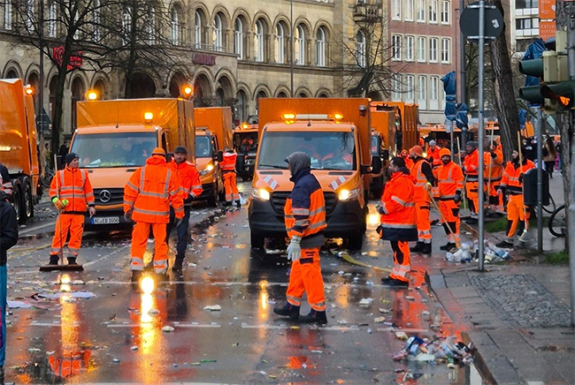 Rosenmontagszu - die letzte Fu&szlig;gruppe